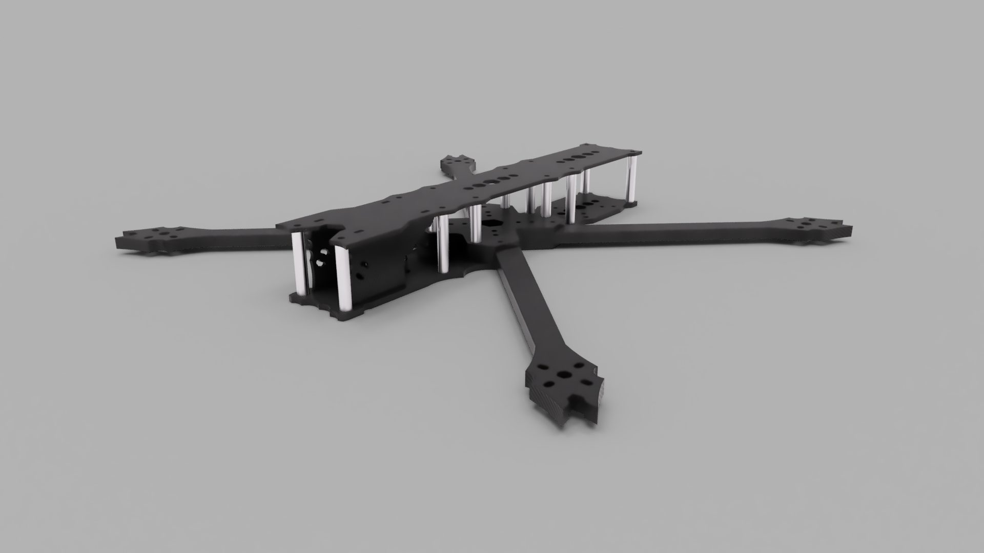 Rendu Fusion360 frame Horn FPV