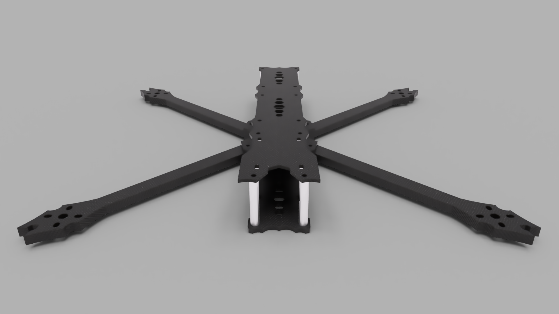 Rendu Fusion360 frame Horn FPV